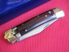 Vintage Folding Hunter Leverlock Switchblade Knife - New Old Stock!