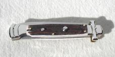 NEW A.G.A. CAMPOLIN 9" MALTESE GENUINE STAG MODIFIED BAYONET BLADE NICKEL SILVER BOLSTERS