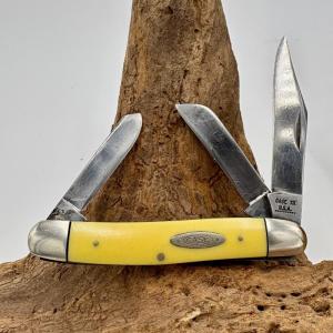 Case XX Pocketknife 1970 3347hp Smooth Yellow Synthetic Handle Stockman 12