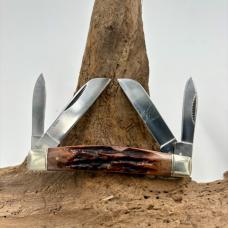 Marbles Bone Stag 4 Blade Congress Folding Pocket Knife Stainless (144)