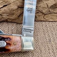 Marbles Bone Stag 4 Blade Congress Folding Pocket Knife Stainless (144)