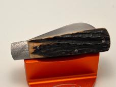 SACRED BEAR "TORY UTT" CUSTOM STAG BOY'S BARLOW CPM 154 KNIFE