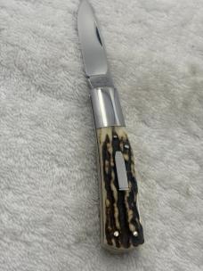 AG Russell 1 Blade Lock Back Folder Pocket Knife Made In Japan (#86)