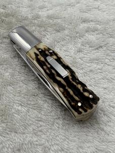 AG Russell 1 Blade Lock Back Folder Pocket Knife Made In Japan (#86)
