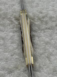 Hen & Rooster C Bertram Stag Handle 4 Blade Congress  214-DS Pocket Knife (#85)