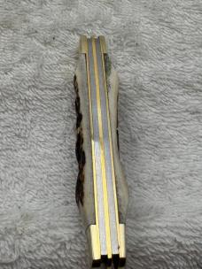 Hen & Rooster C Bertram Stag Handle 4 Blade Congress  214-DS Pocket Knife (#85)