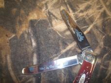 1991 CASE DR6254 KNIFE USA LIMITED EDTION IN CUSTOM DISPLAY CASE NUMBER 1