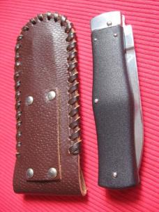 Early MIKOV Dagger Blade Switchblade Knife with Sheath
