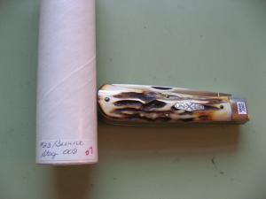 GREAT EASTERN NORTHFIELD 23 JUMBO TRAPPER BURNT STAG #8