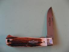 GREAT EASTERN NORTHFIELD 235111LT JUMBO TRAPPER BURNT STAG #16 OF 35