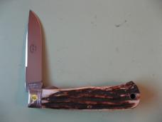 GREAT EASTERN NORTHFIELD 235111LT JUMBO TRAPPER BURNT STAG #16 OF 35
