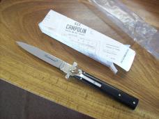 A.G.A. Campolin Italian 9" Dominus African Black Ebonywood Swedgey Blade UNUSED W/Orig. Box