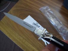 A.G.A. Campolin Italian 9" Dominus African Black Ebonywood Swedgey Blade UNUSED W/Orig. Box