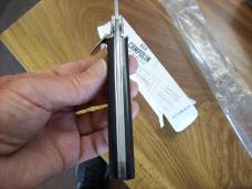 A.G.A. Campolin Italian 9" Dominus African Black Ebonywood Swedgey Blade UNUSED W/Orig. Box