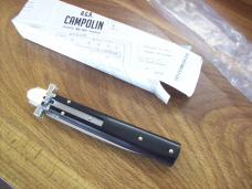 A.G.A. Campolin Italian 9" Dominus African Black Ebonywood Swedgey Blade UNUSED W/Orig. Box