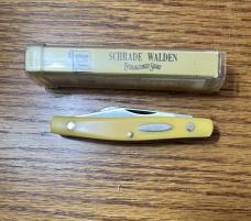  VINTAGE '74-'81 SCHRADE NY USA 835Y POCKET KNIFE & TUBE / BOX - NOS