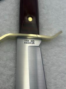 Western W49 Vintage Bowie Sheath Knife Made In USA Excellent Condition