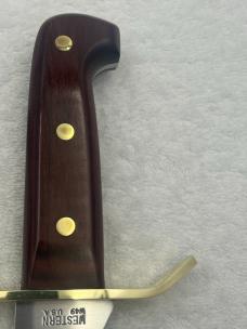 Western W49 Vintage Bowie Sheath Knife Made In USA Excellent Condition