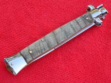  New R.Beltrame 11"  Italian Stiletto Rams-Horn Handles- SS Bayonet Blade II