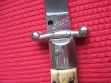 Vintage 1960's Italian "INOX PATENT" Swing Guard STILETTO Switchblade