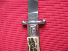 Vintage 1960's Italian "INOX PATENT" Swing Guard STILETTO Switchblade