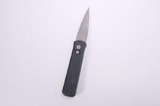 Pro-Tech Godson Automatic Knife Black Aluminum (3.2" Bead Blast) 720
