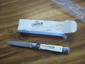 A.G.A. Campolin 8" Lever Maniago, Italy GO-55020-HB Gen. Honey Horn UNUSED W/Box
