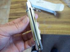 A.G.A. Campolin 8" Lever Maniago, Italy GO-55020-HB Gen. Honey Horn UNUSED W/Box