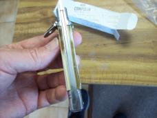 A.G.A. Campolin 8" Lever Maniago, Italy GO-55020-HB Gen. Honey Horn UNUSED W/Box