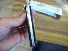 A.G.A. Campolin Italian 9" Dominus Brazilian Horn "Black Beauty" Swedgey Blade UNUSED W/Orig. Box