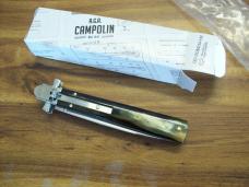 A.G.A. Campolin Italian 9" Dominus Brazilian Horn "Black Beauty" Swedgey Blade UNUSED W/Orig. Box