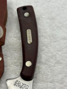 Schrade Old Timer 152 Fixed Blade Sheath Knife Made In USA