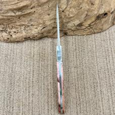 Pink Camo Handle 6.5" Crush Fixed Blade Drop Point Survival Hunting KNIFE (554A)