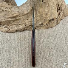 Frost Cutlery Spear Point Fixed Blade 8" Knife Black Blade Wood Handle (108A)