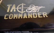 TAC COMMANDER 10.6" SHEATH KNIFE NEW IN BOX FROM A FEW YEARS BACK GREAT EDGE WORTH THE PRICE