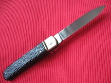 Vintage IHER-INOX-SPAIN Leverlock Switchblade Knife 