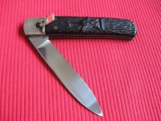 Vintage IHER-INOX-SPAIN Leverlock Switchblade Knife 