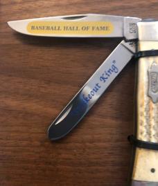 Case Nolan Ryan “Strikeout King” Placque and Knife