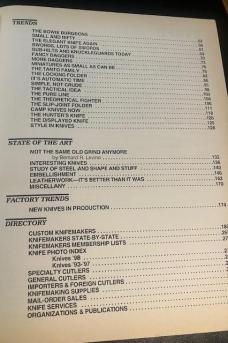 303 PAGES BOOK OF KNIFE INFO.=KNIVES 98 KEN WARNER