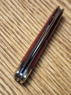 GEC 380321 Bloodwood Whittler, New in Tube. USA Made in 2021 by Great Eastern Cutlery Titusville, PA