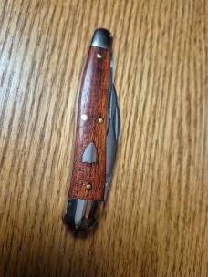 GEC 380321 Bloodwood Whittler, New in Tube. USA Made in 2021 by Great Eastern Cutlery Titusville, PA