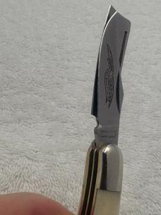 Parker Cutlery Co 2 Blade Mini Trapper Pocket Knife With Razor Blade Made In Japan (#90)