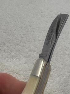 Parker Cutlery Co 2 Blade Mini Trapper Pocket Knife With Razor Blade Made In Japan (#90)
