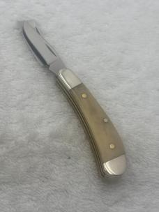 Parker Vintage 2 Blade Small Trapper Style Pocket Knife With Razor Blade Made In USA (#83)