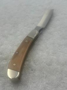 Parker Vintage 2 Blade Small Trapper Style Pocket Knife With Razor Blade Made In USA (#83)