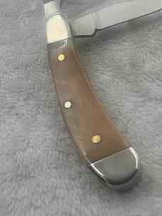 Parker Vintage 2 Blade Small Trapper Style Pocket Knife With Razor Blade Made In USA (#83)