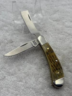 Parker Edwards Vintage 2 Blade Mini Trapper With Razor Blade Pocket Knife 24