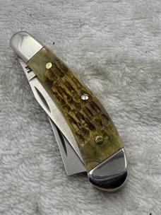 Parker Edwards Vintage 2 Blade Mini Trapper With Razor Blade Pocket Knife (#24)