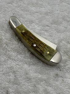 Parker Edwards Vintage 2 Blade Mini Trapper With Razor Blade Pocket Knife (#24)