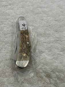 Parker Edwards Vintage 2 Blade Mini Trapper With Razor Blade Pocket Knife (#24)
